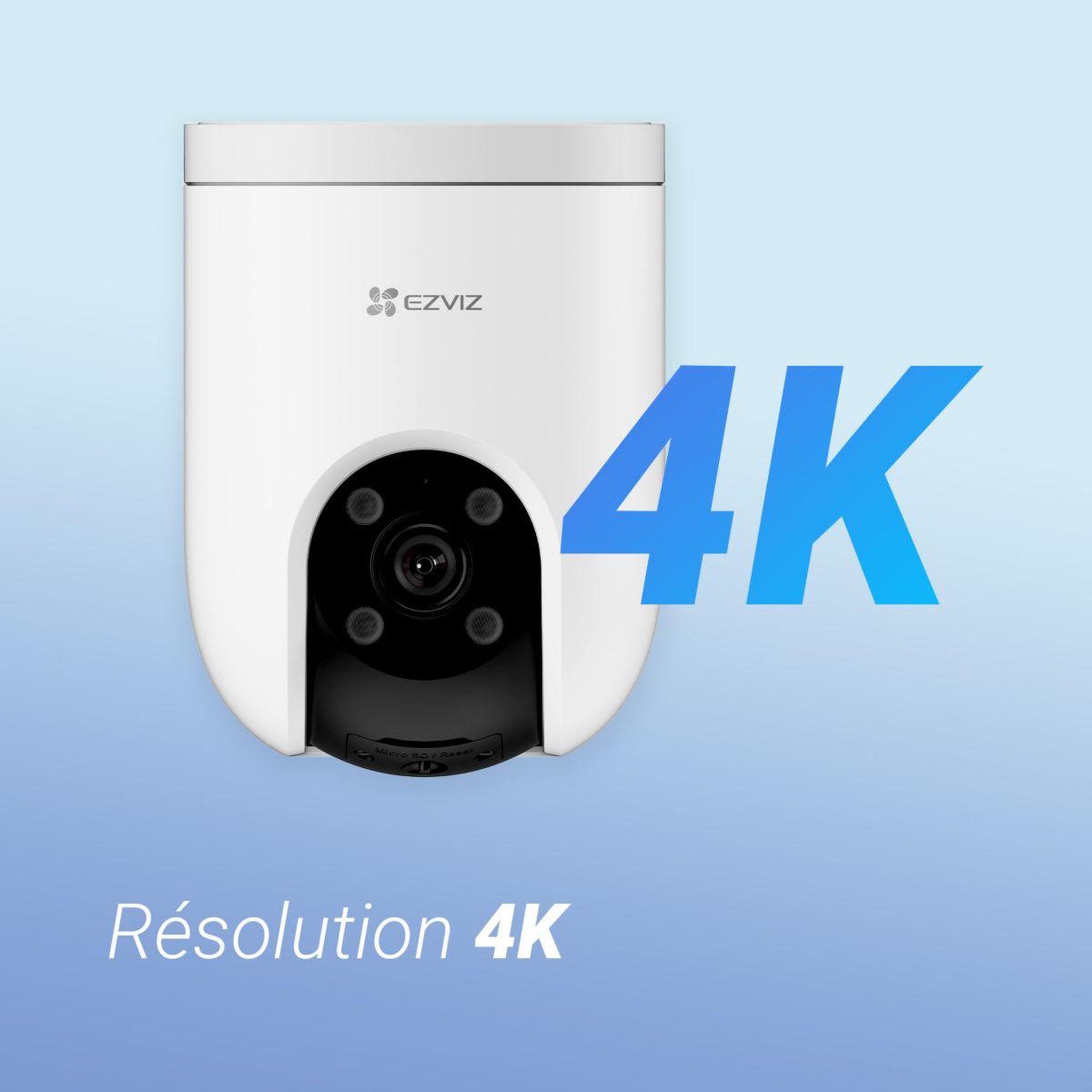 Voir la diapositive 2 : EZVIZ Caméra de surveillance H8c Pro 4K