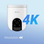 Voir la diapositive 2 : EZVIZ Caméra de surveillance H8c Pro 4K