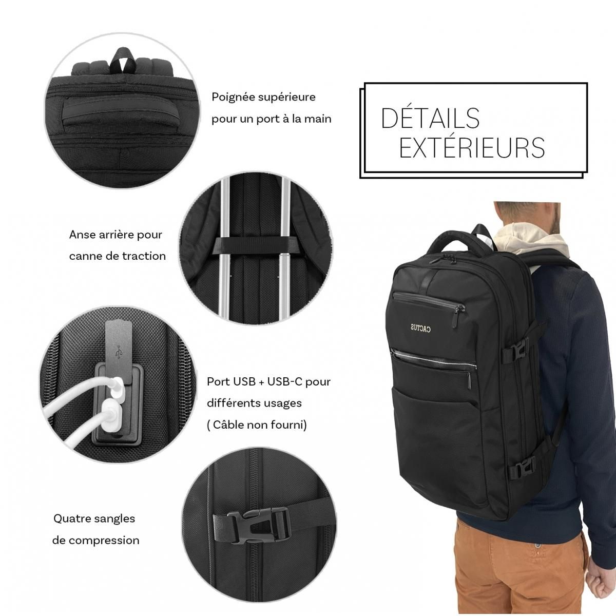 Cactus Sac à dos porte-ordinateur 16