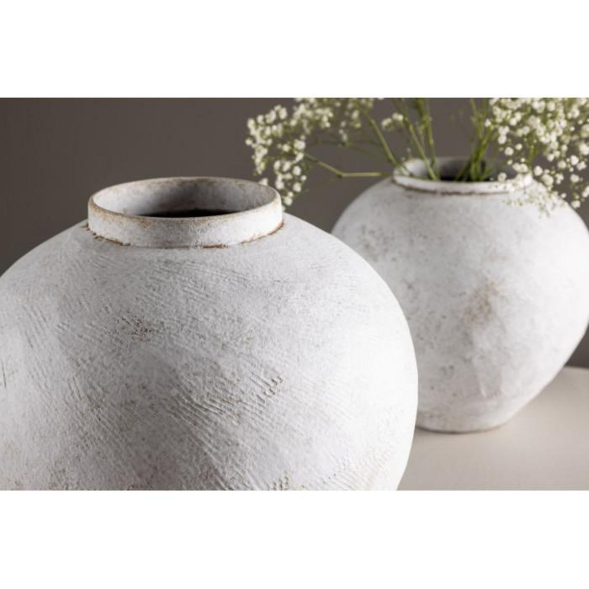 Paris Prix Vase Déco  Globe  28cm Beige