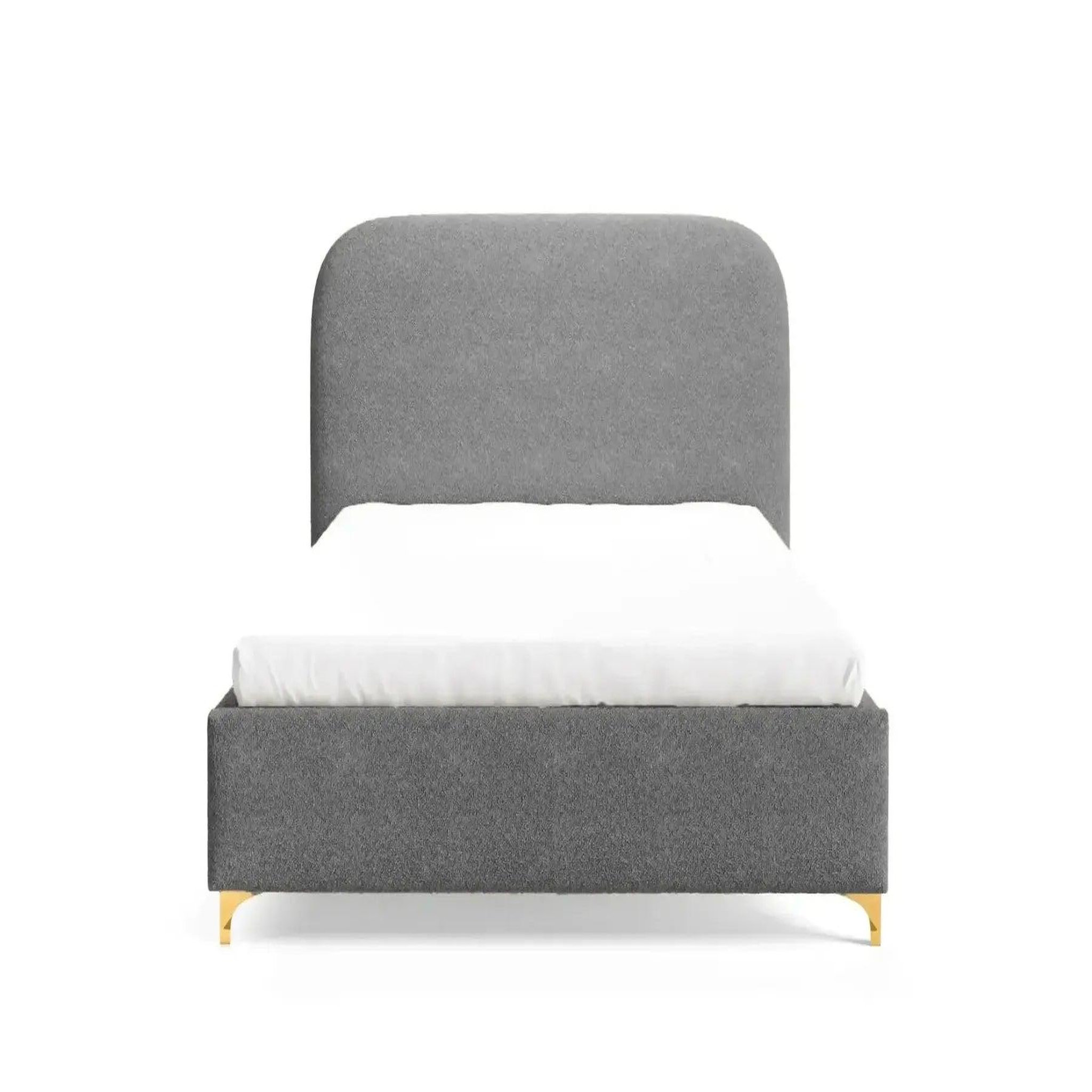 Voir la diapositive 1 : CASANOVA PARIS Charlotte - lit coffre tissu chenille