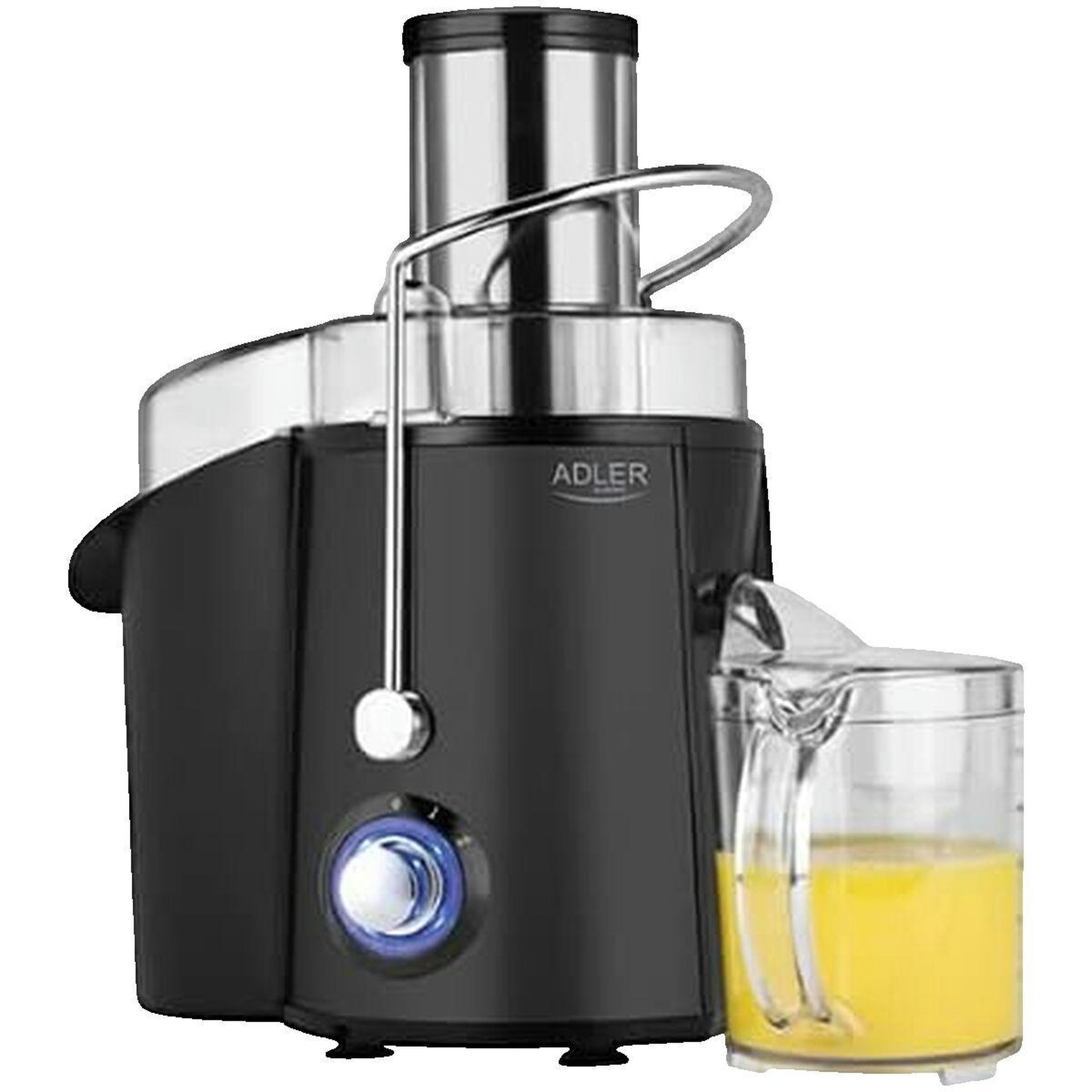 ADLER Extracteur de jus Adler AD 4127 noir transparent