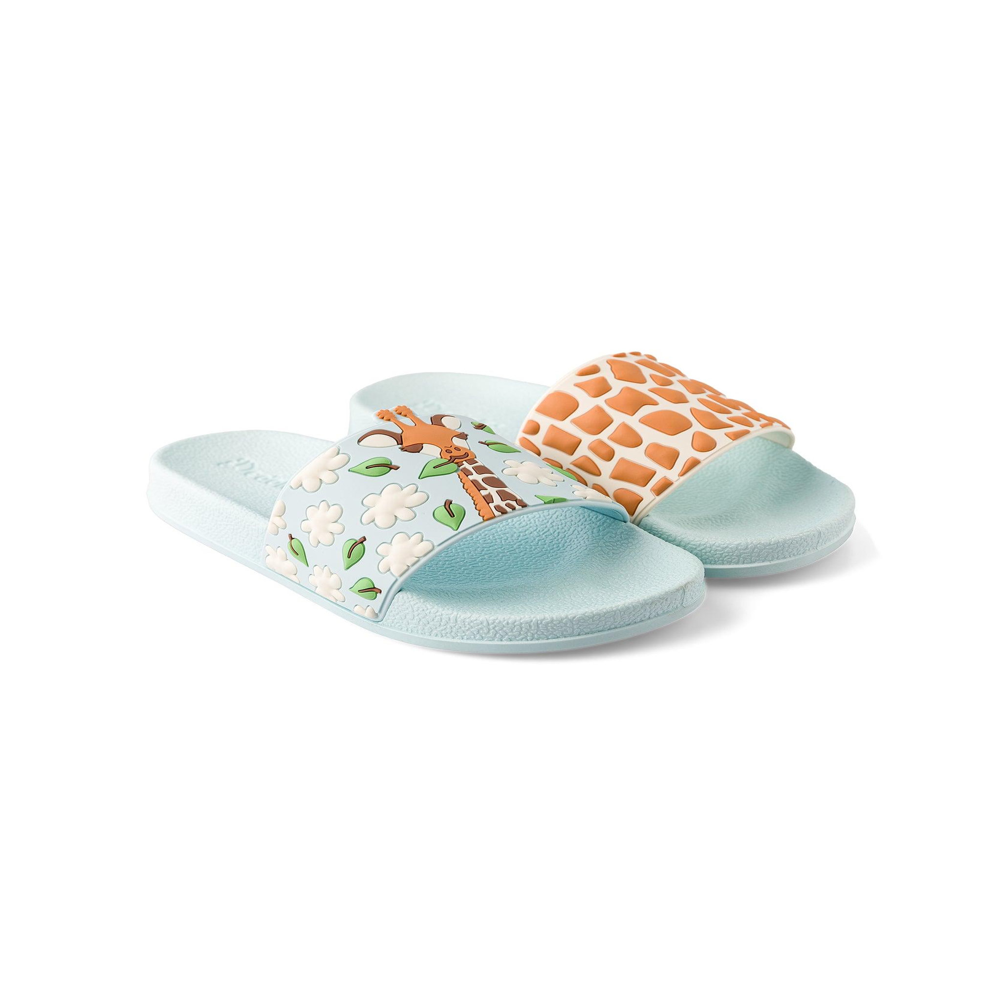 Voir la diapositive 1 : DEDOLES Claquettes enfants girafe mignonne