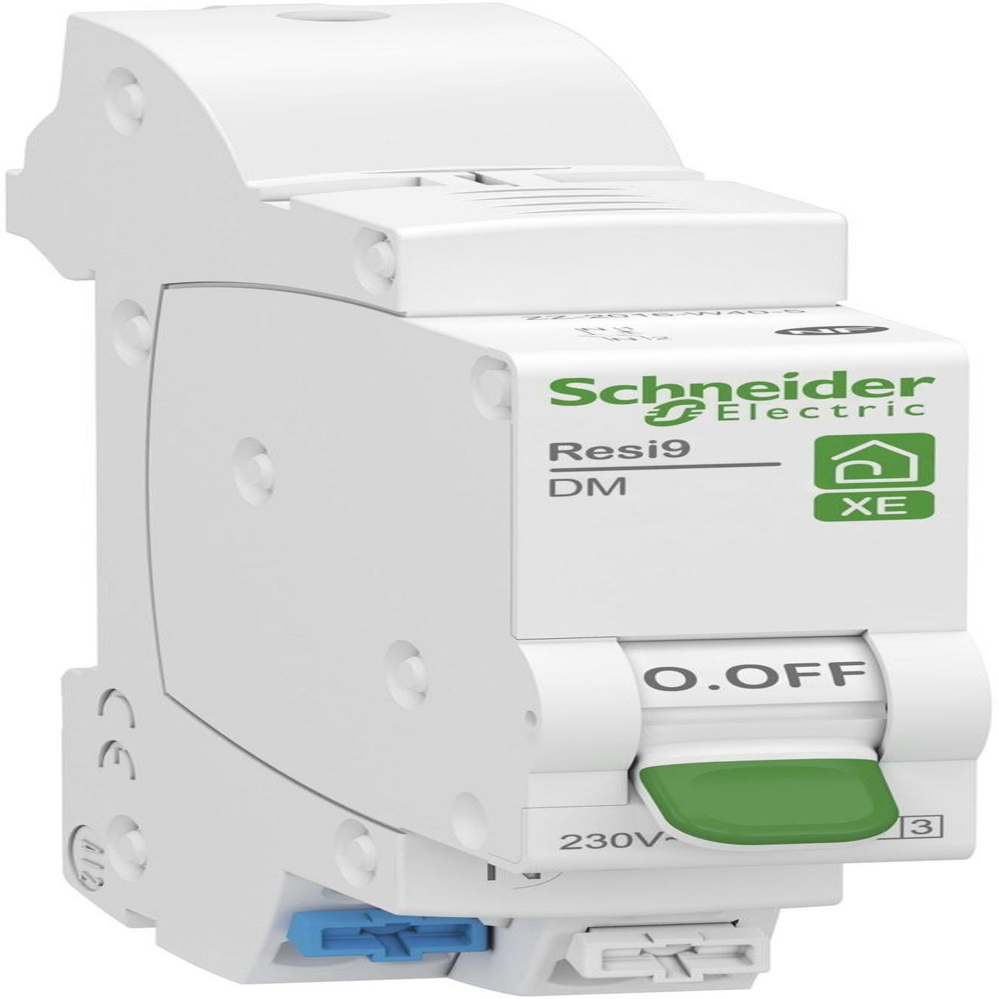 Schneider Electric Resi9 xe - disjoncteur modulaire - 1p+n - 20a - courbe d - embrochable