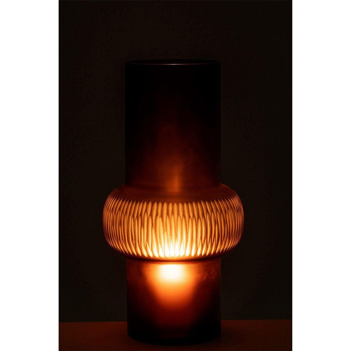 Paris Prix Vase Design Ligne & Boule  Octave  41cm Marron