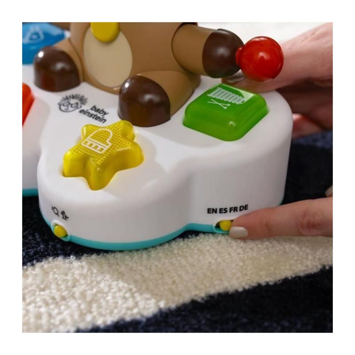 BABY EINSTEIN BABY EINSTEIN Jouet d'éveil multisensoriel, Musique et Lumieres, Interactif et Multilingue