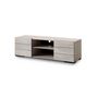 Voir la diapositive 4 : BEST MOBILIER Maze - meuble tv - effet bois gris - 160 cm - style contemporain