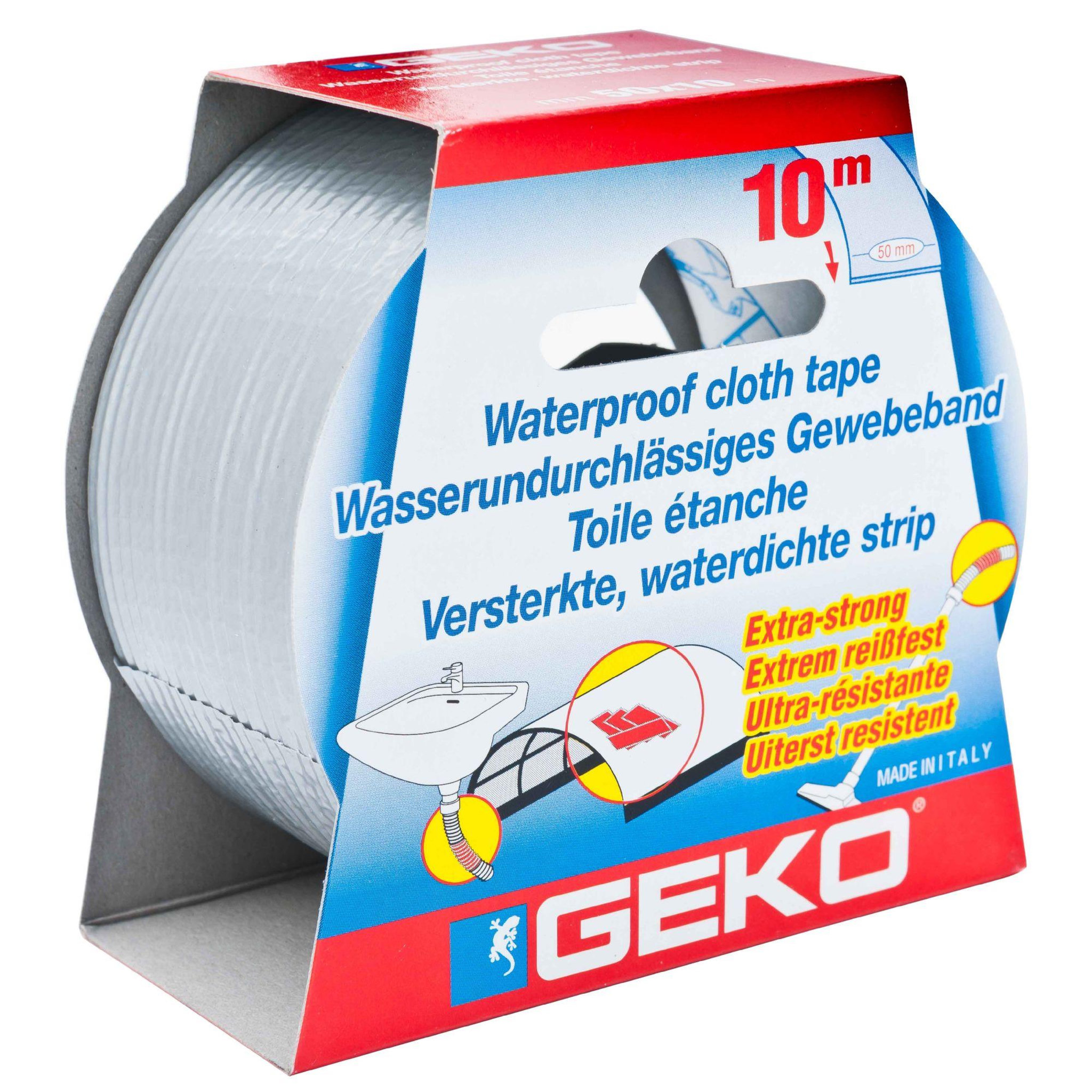 Geko Bande grise adhésive 10m x 5cm