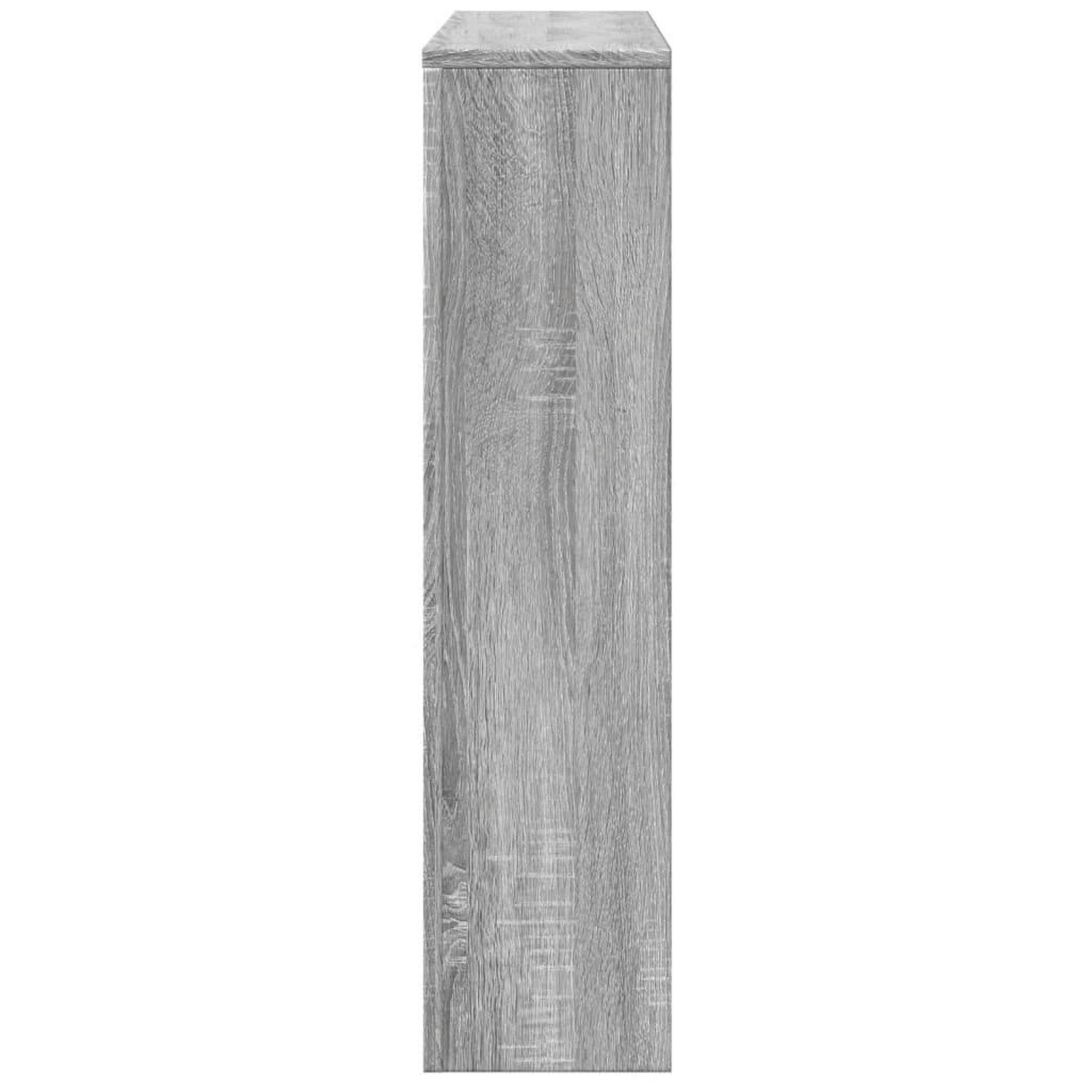 Voir la diapositive 4 : VIDAXL Cache-radiateur sonoma gris 149x20x82 cm bois d'ingenierie