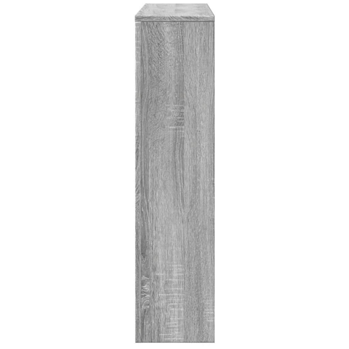 VIDAXL Cache-radiateur sonoma gris 149x20x82 cm bois d'ingenierie