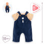 Voir la diapositive 4 : Corolle T-Shirt et Salopette Marine pour poupon 30 cm