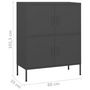 Voir la diapositive 6 : VIDAXL Armoire de rangement Anthracite 80x35x101,5 cm Acier