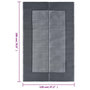 Voir la diapositive 6 : VIDAXL Tapis d'exterieur ARAKIL Gris 120x180 cm PP