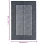 Voir la diapositive 6 : VIDAXL Tapis d'exterieur ARAKIL Gris 120x180 cm PP
