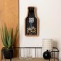 Voir la diapositive 4 : ATMOSPHERA Décapsuleur Mural en Bois  Family Corner  39cm Noir