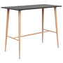 Voir la diapositive 1 : VIDAXL Table de bar Noir 120x60x105 cm