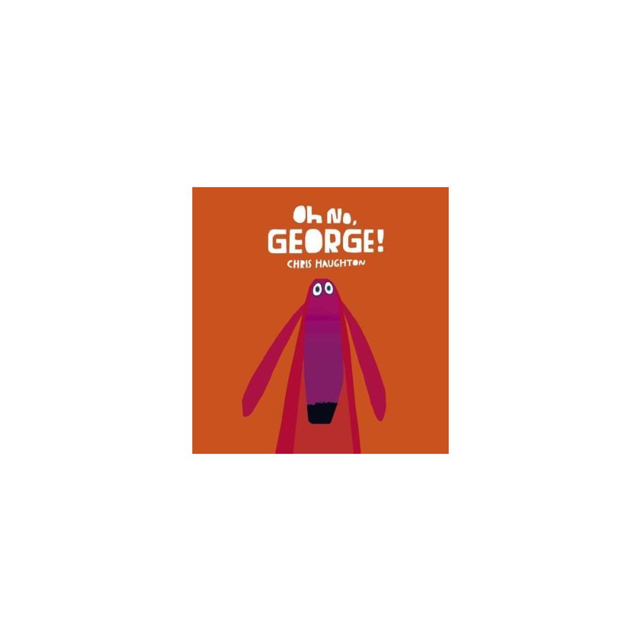 Livre cd ? Oh no, george! Coffret livre cartonné illustré par chris haughton, histoire drôle chien george et gâteau, pour enfants 1-3