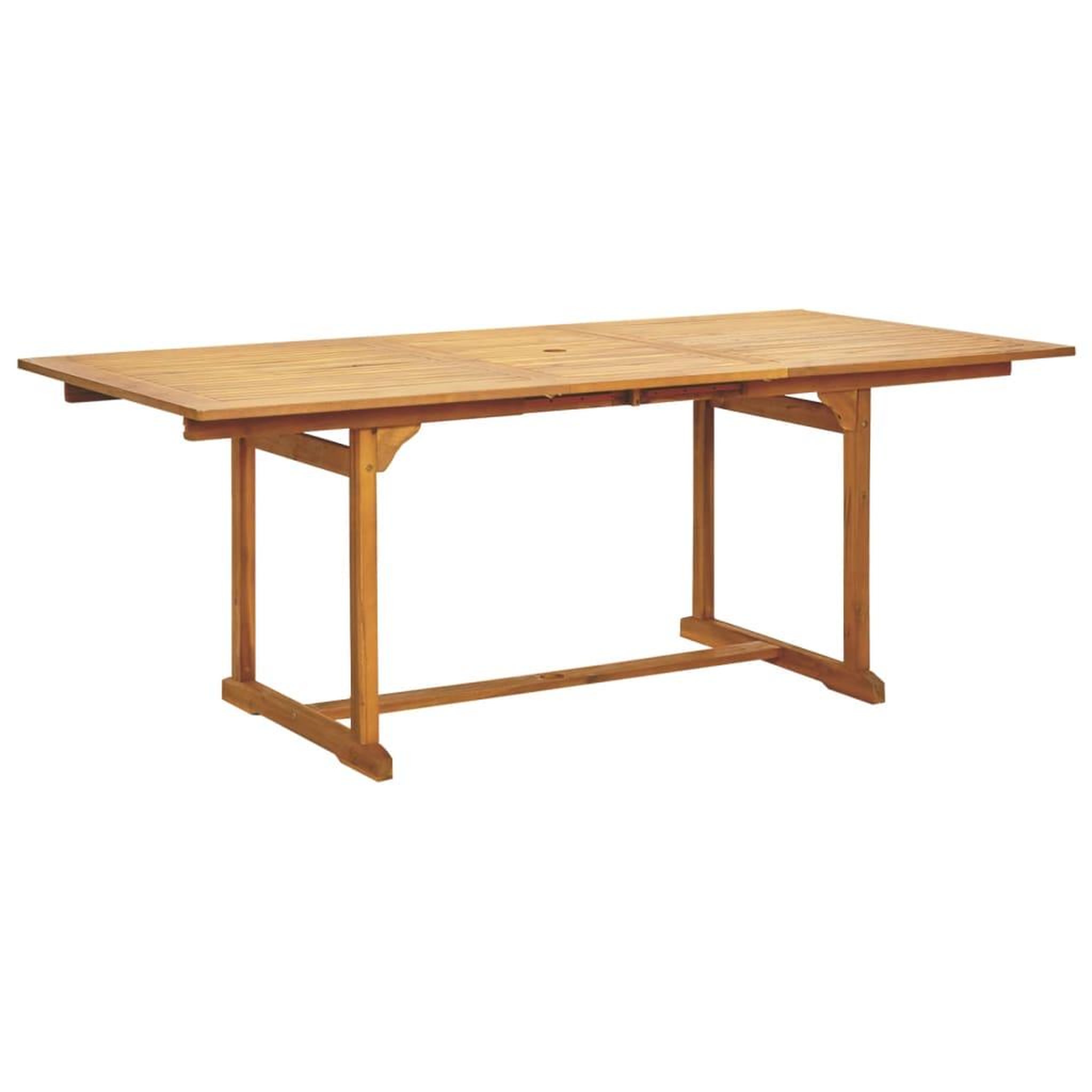 Voir la diapositive 5 : VIDAXL Ensemble a manger de jardin 7 pcs gris rotin et bois massif