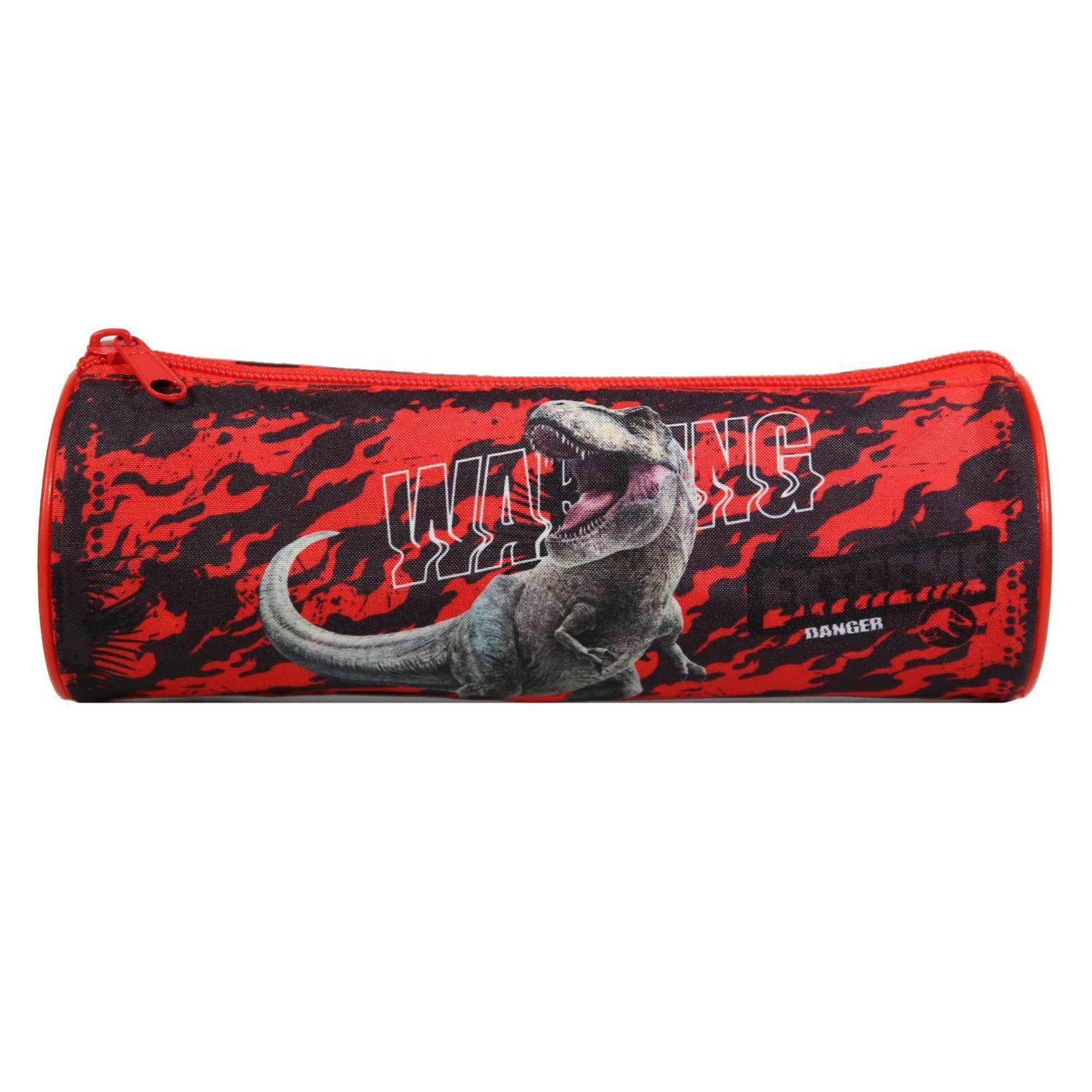 Bagtrotter BAGTROTTER Trousse scolaire ronde Jurassic World Dinosaure Noir