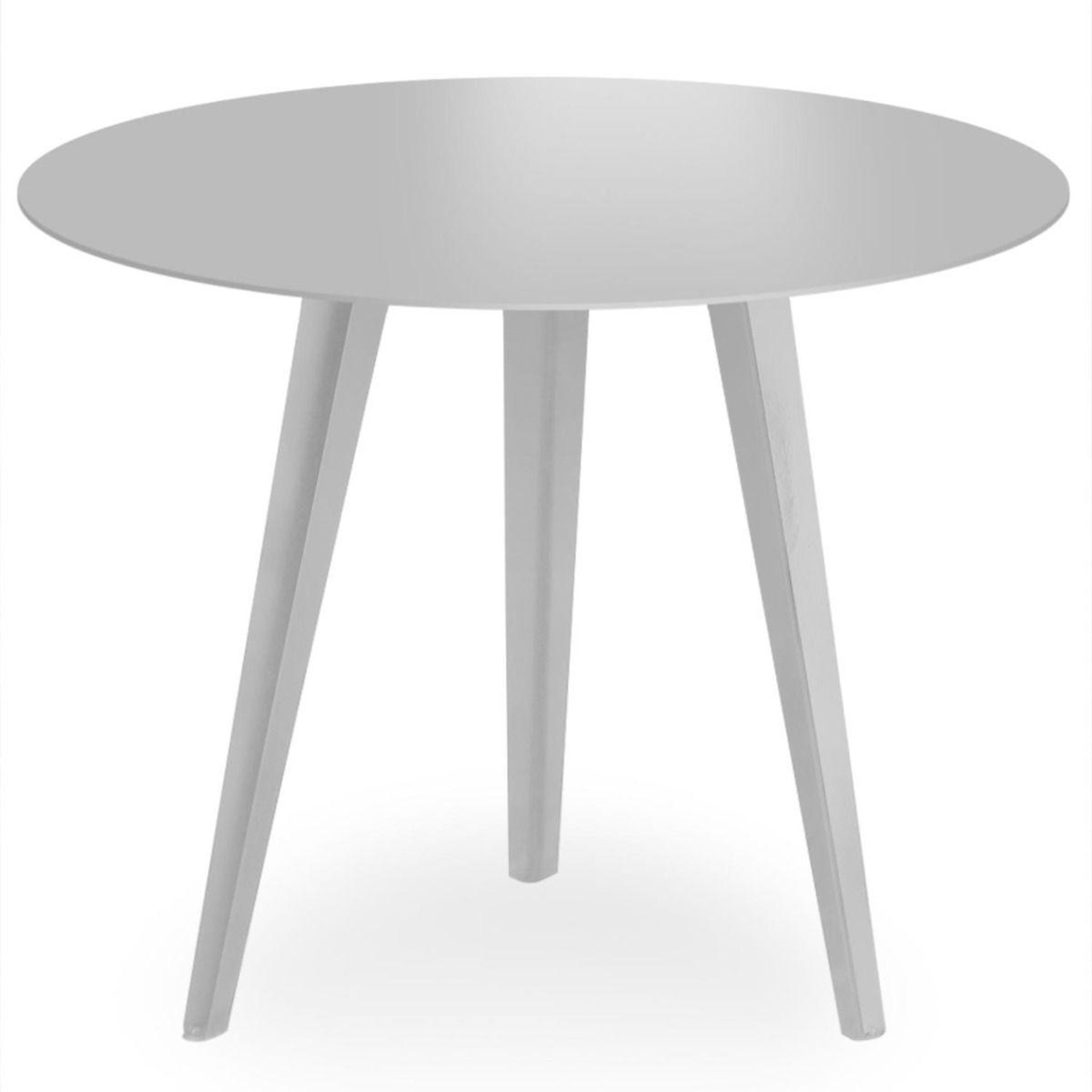 Paris Prix Table d'Appoint Ronde  Bimix  45cm Argent