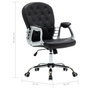 Voir la diapositive 6 : VIDAXL Chaise de bureau pivotante Noir Similicuir