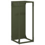 Voir la diapositive 2 : VIDAXL Portant de bois chauffage vert olive 25x25x60 cm