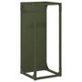 Voir la diapositive 2 : VIDAXL Portant de bois chauffage vert olive 25x25x60 cm