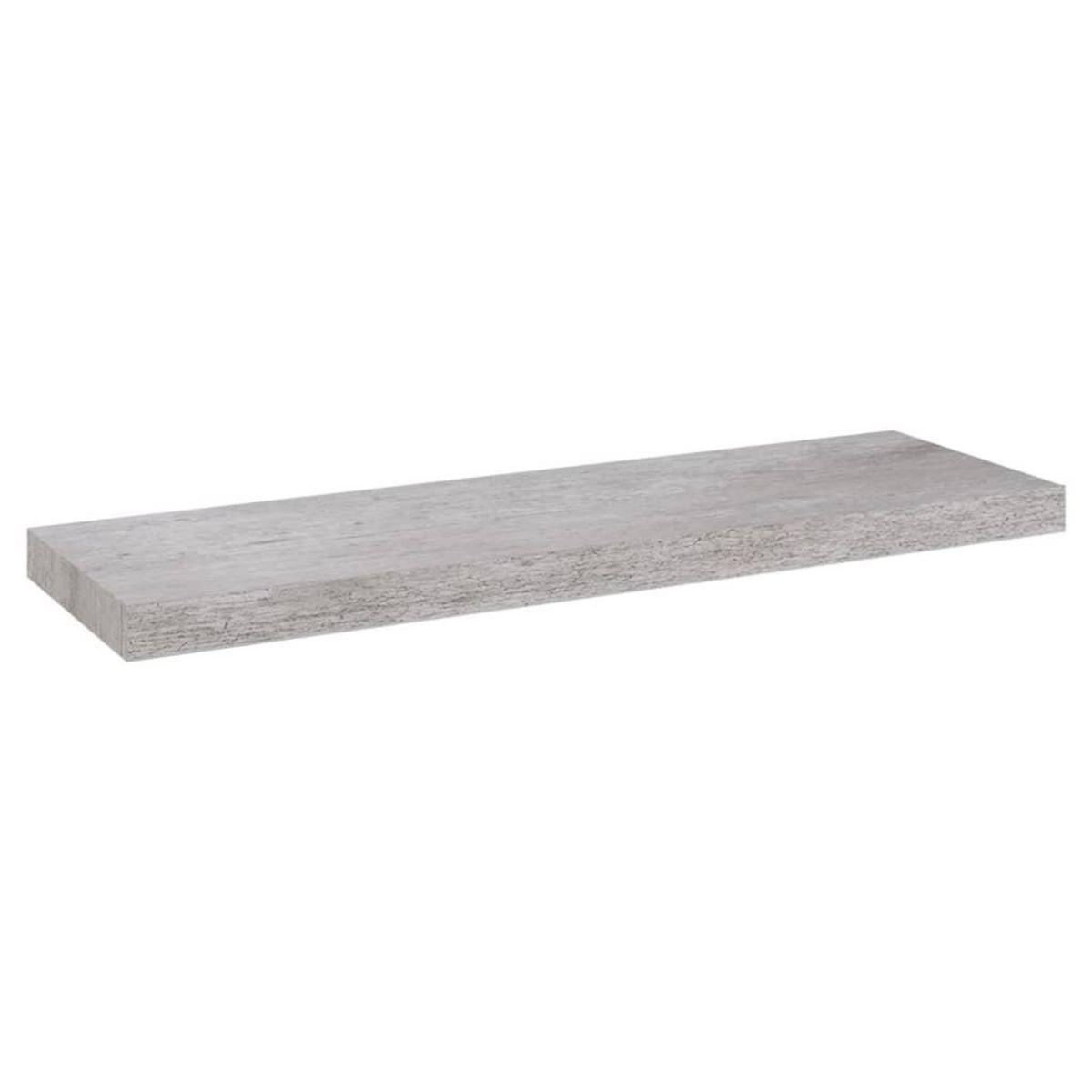 VIDAXL Etagere murale flottante Gris beton 80x23,5x3,8 cm MDF