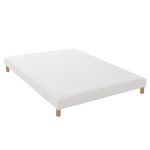 IDLITERIE Sommier à lattes blanc. Coloris disponibles : Blanc