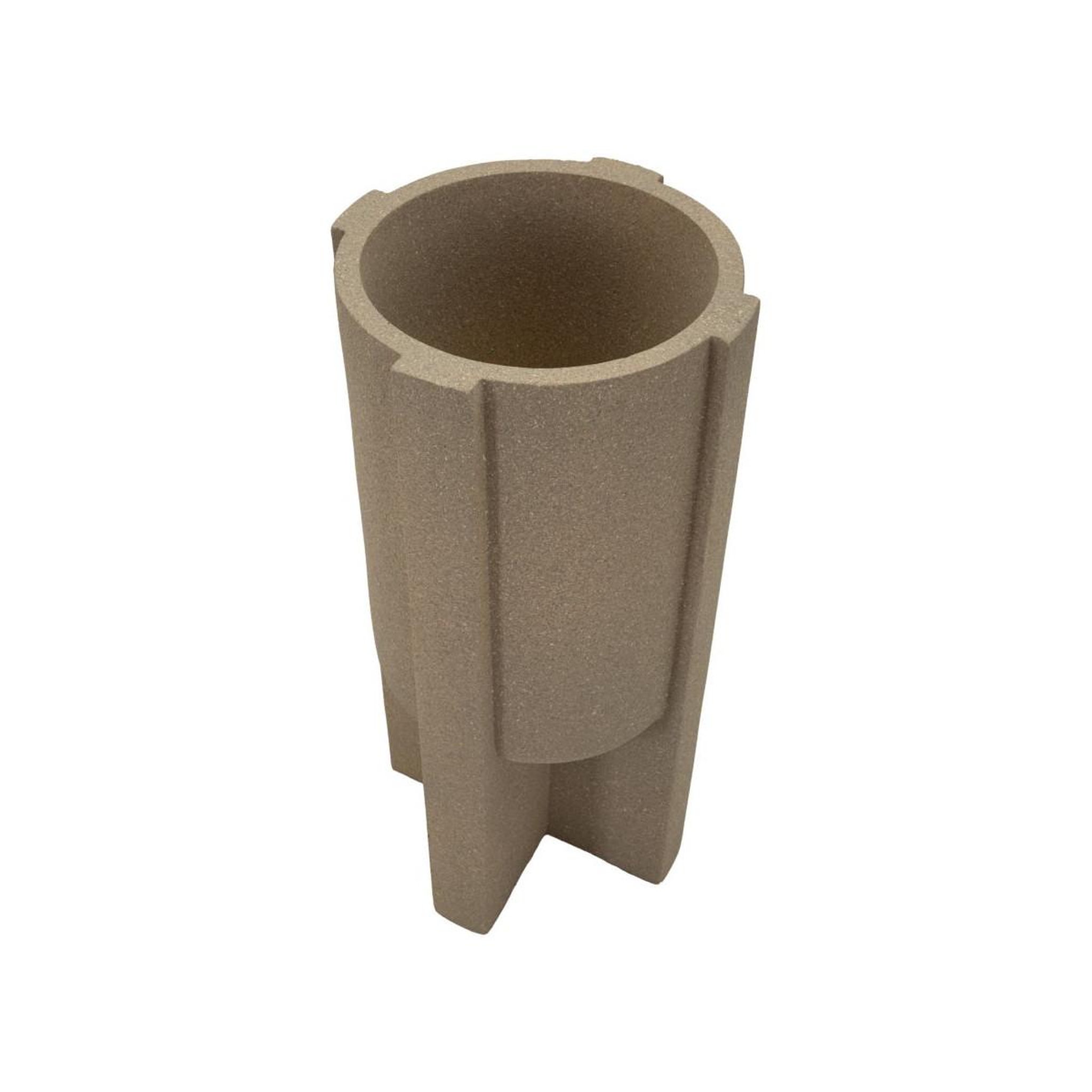 Voir la diapositive 3 : Paris Prix Cache-Pot Design  Moai  80cm Marron
