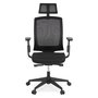 Voir la diapositive 3 : Paris Prix Fauteuil de Bureau Ergonomique  Trano  131cm Noir