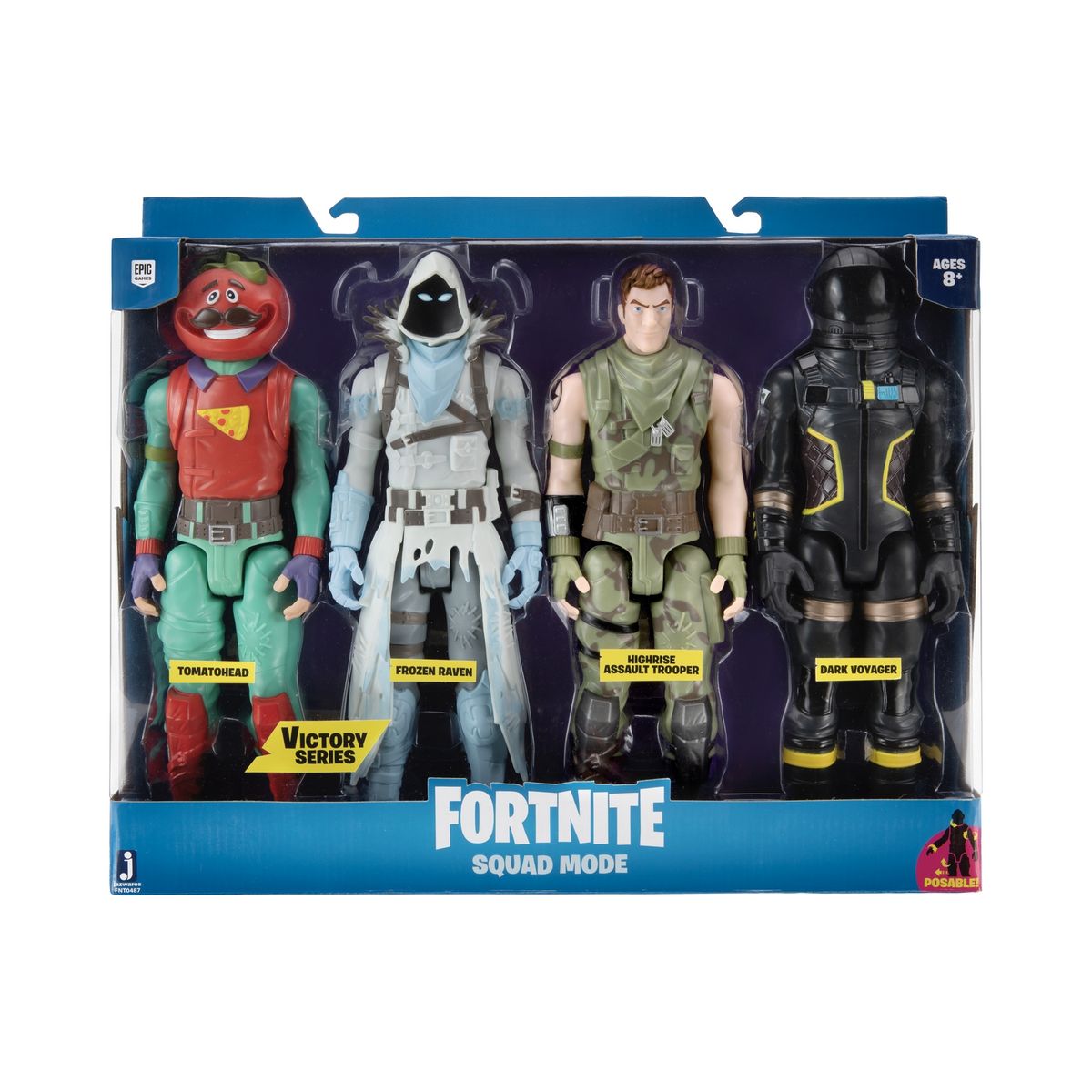 JAZWARES Pack de 4 figurines 30 cm Victory Series Squad Mode Fortnite