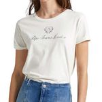 Pepe Jeans T shirt  Femme Pepe Jeans Vivian. Coloris disponibles : Beige
