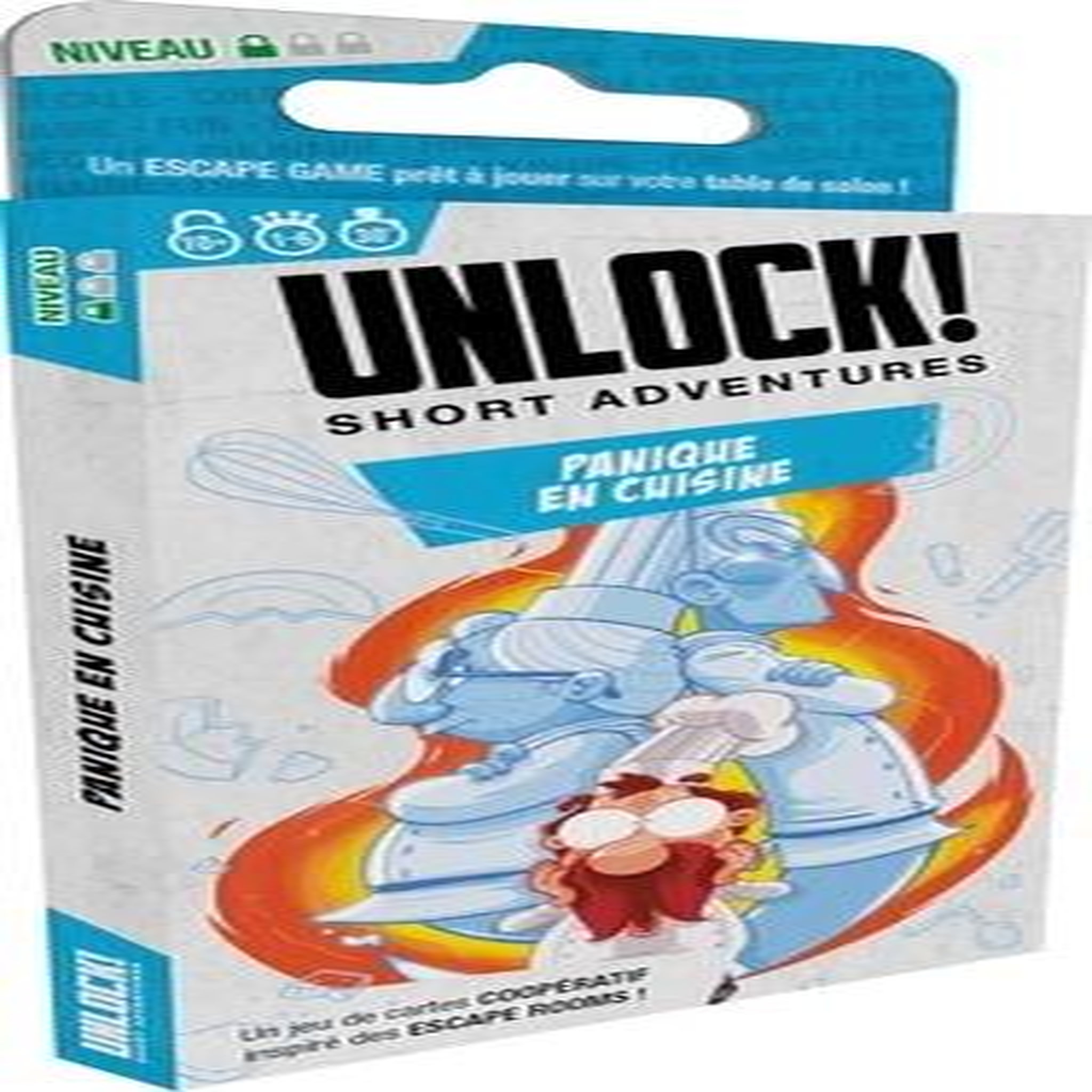 Asmodee UNLOCK! SHORT ADV. : PANIQUE EN CUISINE, Demaegd Cyril