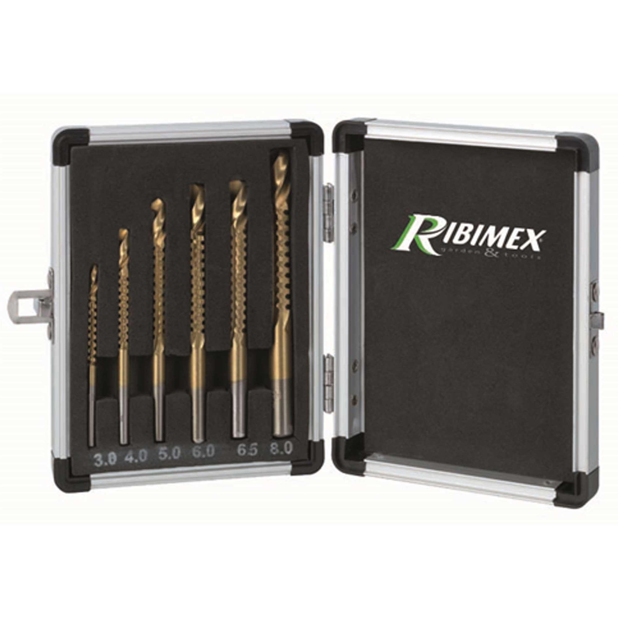Ribitech Forets multifonction en acier hss les 6pcs
