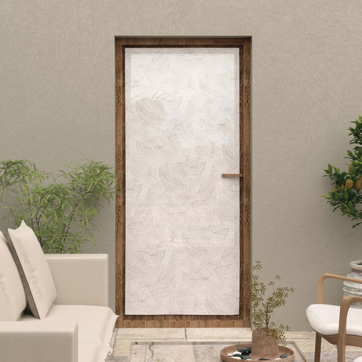 SOLEIL D'OCRE Voilage porte-fenêtre CELIA, par Soleil d'Ocre