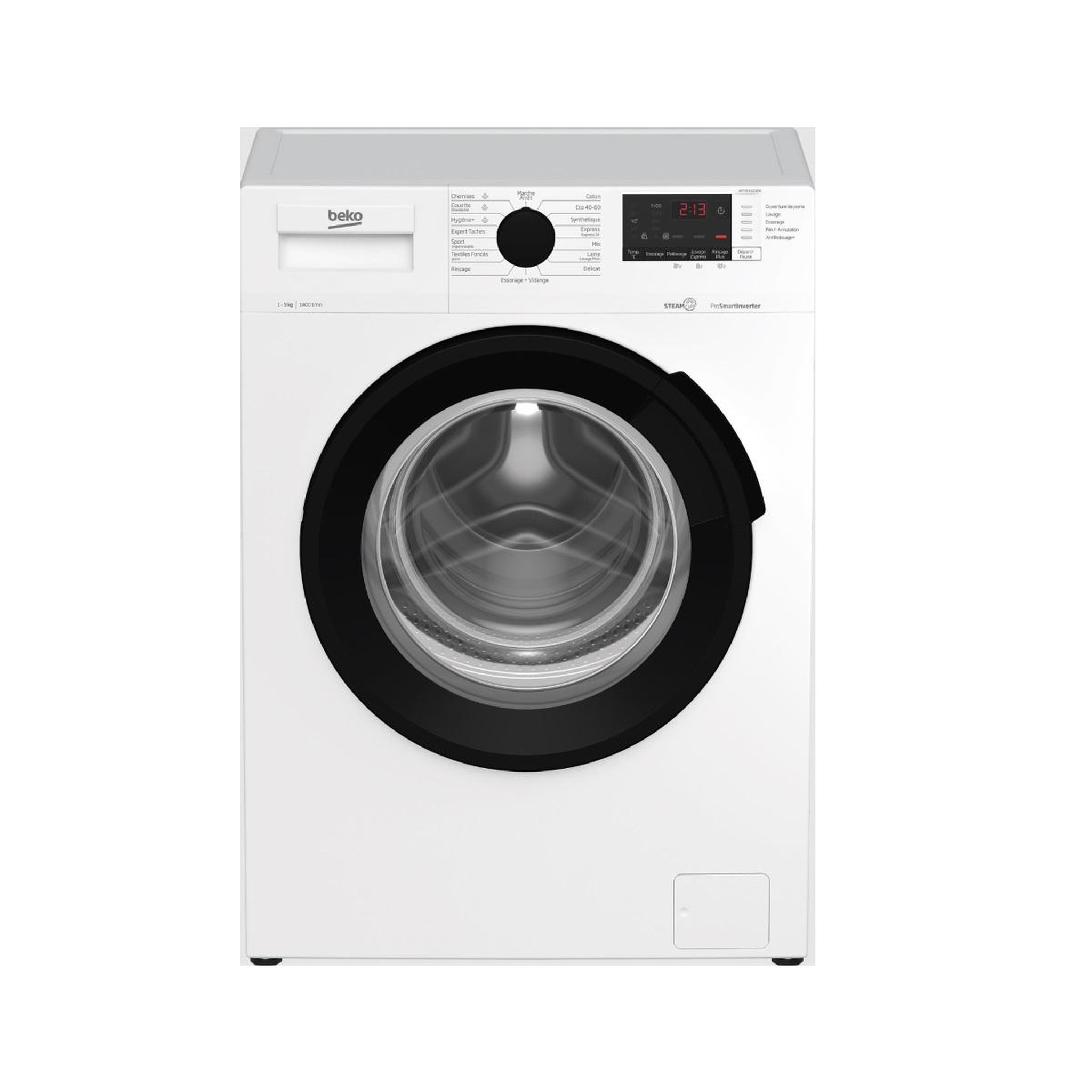 Beko Lave-linge frontal 9 kg 1400 tours/min - wtv94221bw