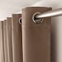Voir la diapositive 2 : TOILINUX Rideau uni occultant avec oeillets - 140 x 240 cm