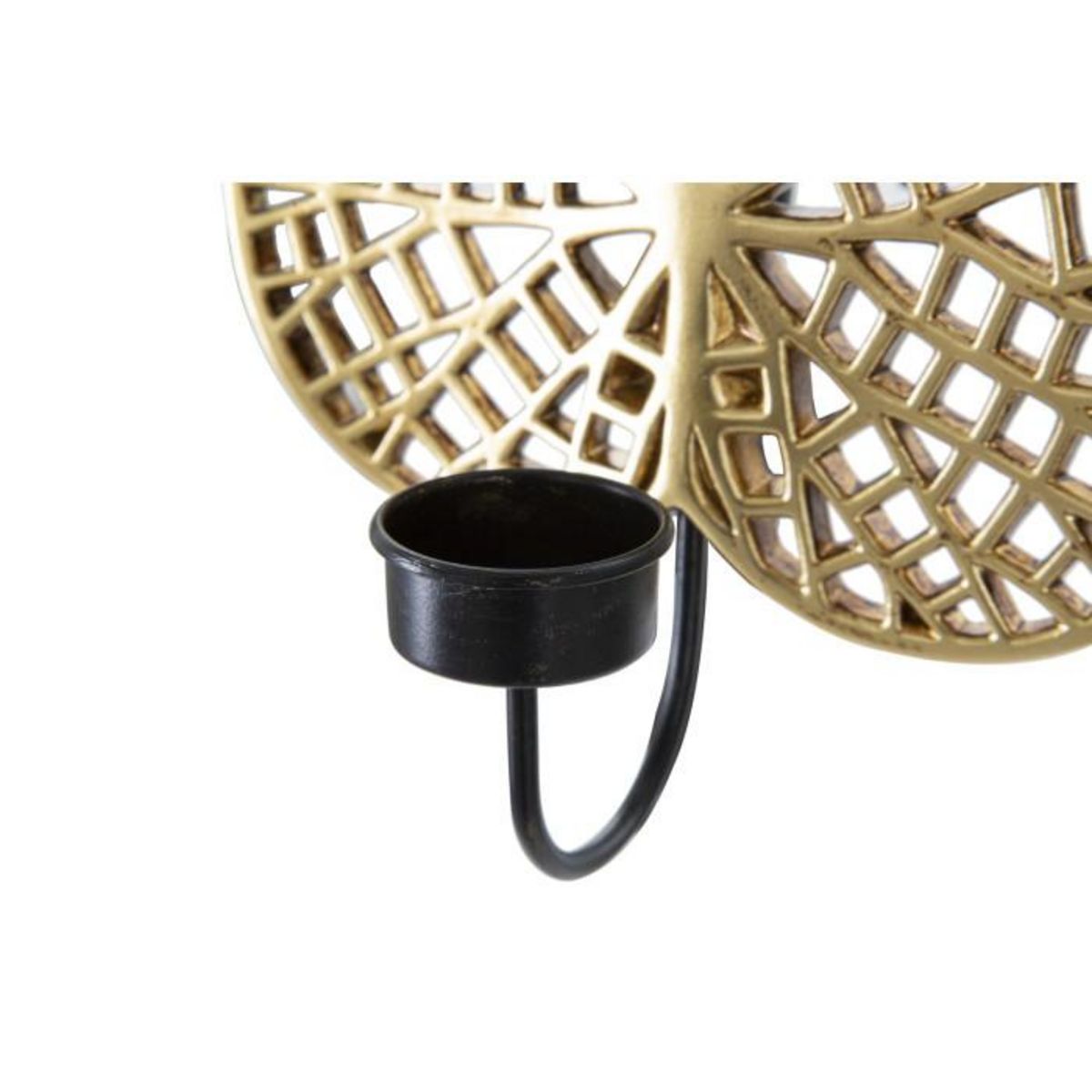 Paris Prix Bougeoir Mural Design  Lotus  22cm Or