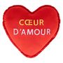Voir la diapositive 1 : Atmosphera Kids Coussin Enfant Cœur  Amour  40cm Rouge