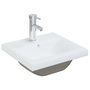 Voir la diapositive 2 : VIDAXL Lavabo encastre avec robinet 42x39x18 cm ceramique blanc