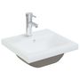 Voir la diapositive 2 : VIDAXL Lavabo encastre avec robinet 42x39x18 cm ceramique blanc