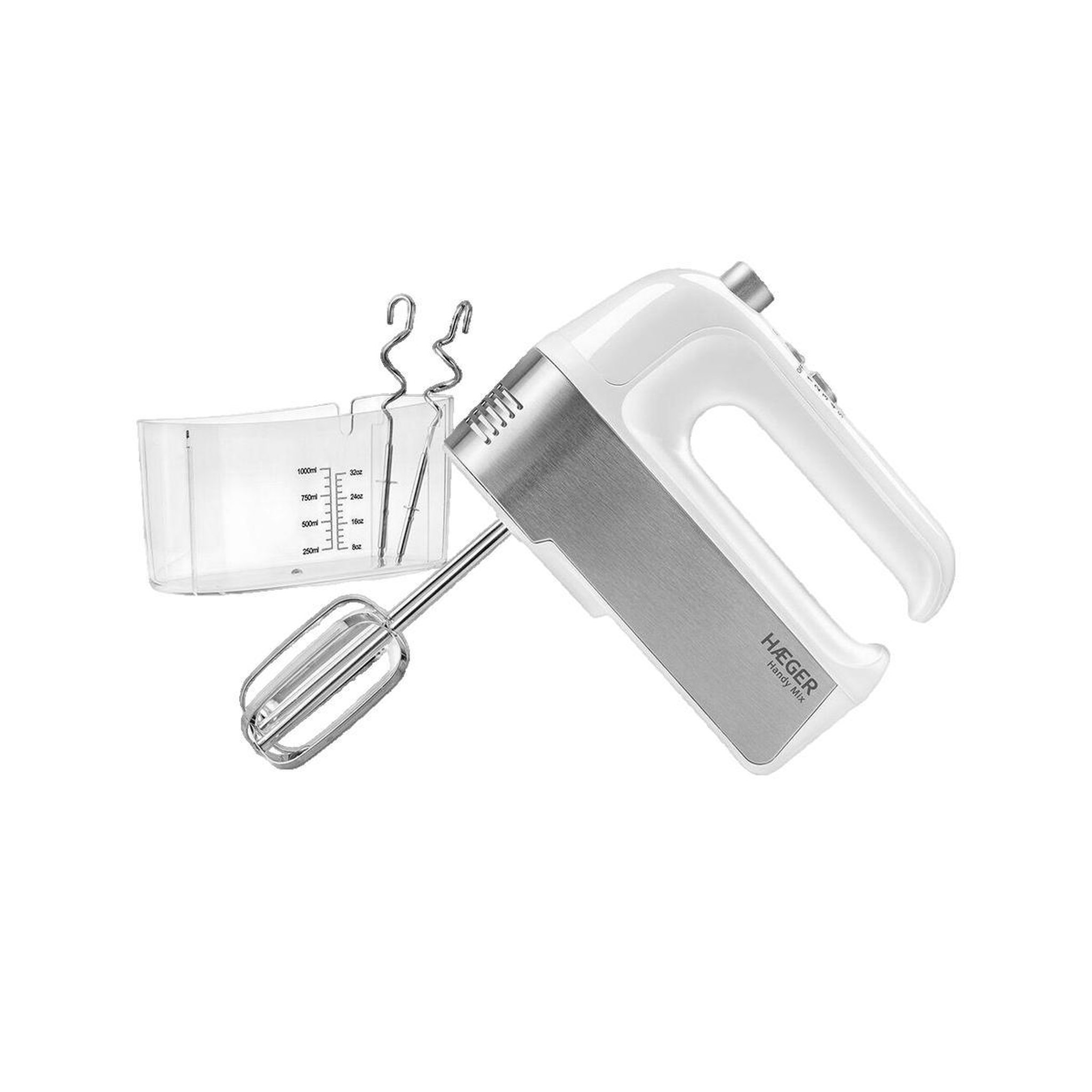 Voir la diapositive 2 : HAGER Batteur à main Haeger BL-3HW.015A 300 W
