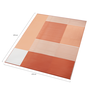 Voir la diapositive 5 : ID MARKET Tapis extérieur GEOMETRIQUE terracotta 270 x 370 CM