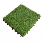 Dalle de jardin d'aménagement extérieur - Vert gazon - Dimensions : 30 x 30 x 2 cm