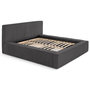 Voir la diapositive 1 : BEST MOBILIER Topaze - lit coffre - 180x200 cm - sommier inclus - velours côtelé