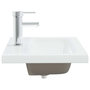 Voir la diapositive 4 : VIDAXL Lavabo encastre avec robinet 61x39x18 cm ceramique blanc