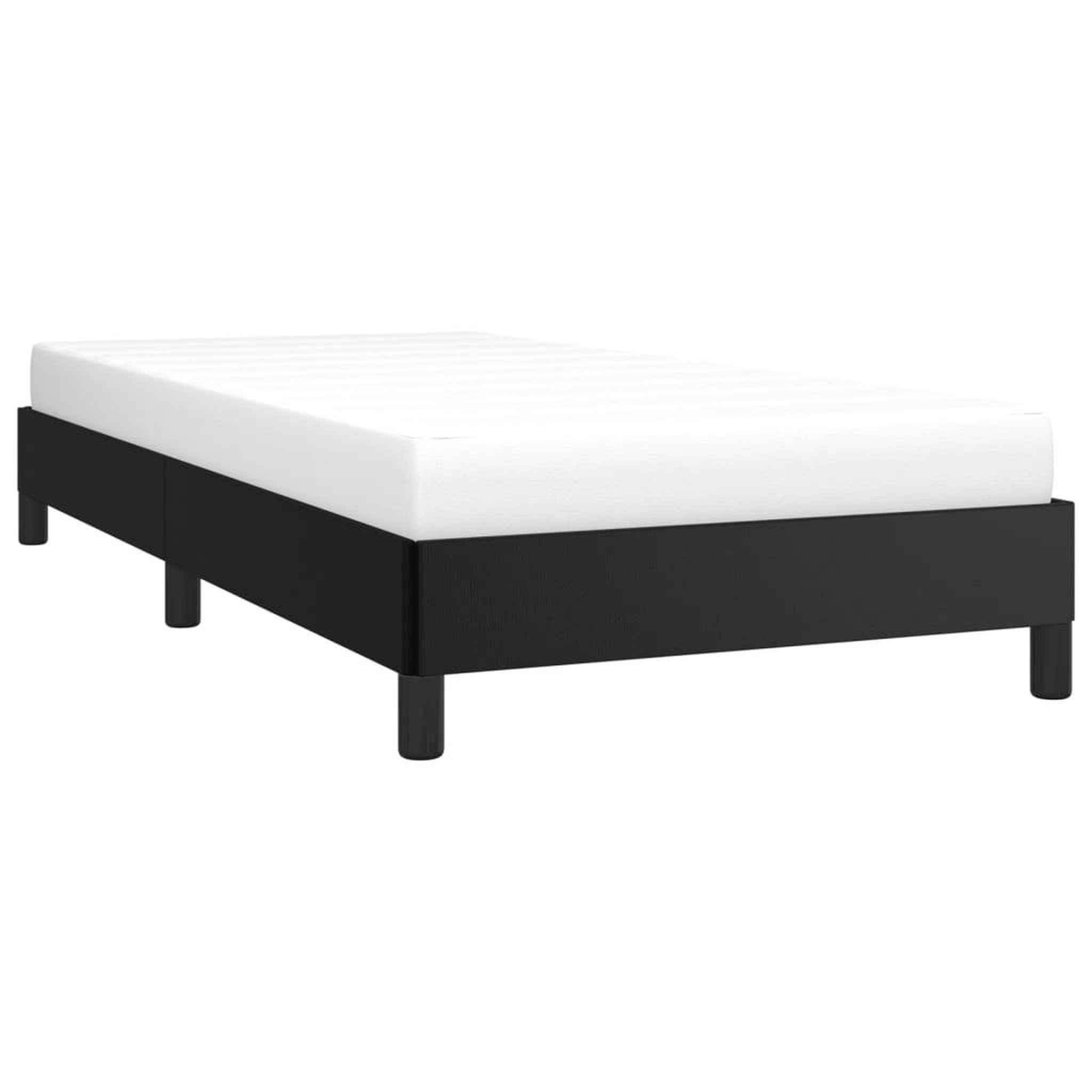 Voir la diapositive 3 : VIDAXL Cadre de lit sans matelas noir 90x190 cm similicuir