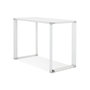 Voir la diapositive 4 : Paris Prix Bureau Design en Verre  Zaho  140cm Blanc