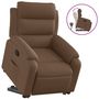 Voir la diapositive 2 : VIDAXL Fauteuil inclinable Marron Tissu